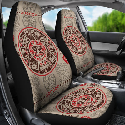 Calendar Aztec Print Pattern Universal Fit Car Seat Covers