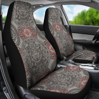 Calendar Aztec Style Print Pattern Universal Fit Car Seat Covers