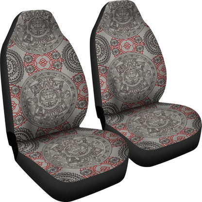Calendar Aztec Style Print Pattern Universal Fit Car Seat Covers