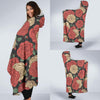 Camellia Pattern Print Design CM01 Hooded Blanket-JORJUNE.COM