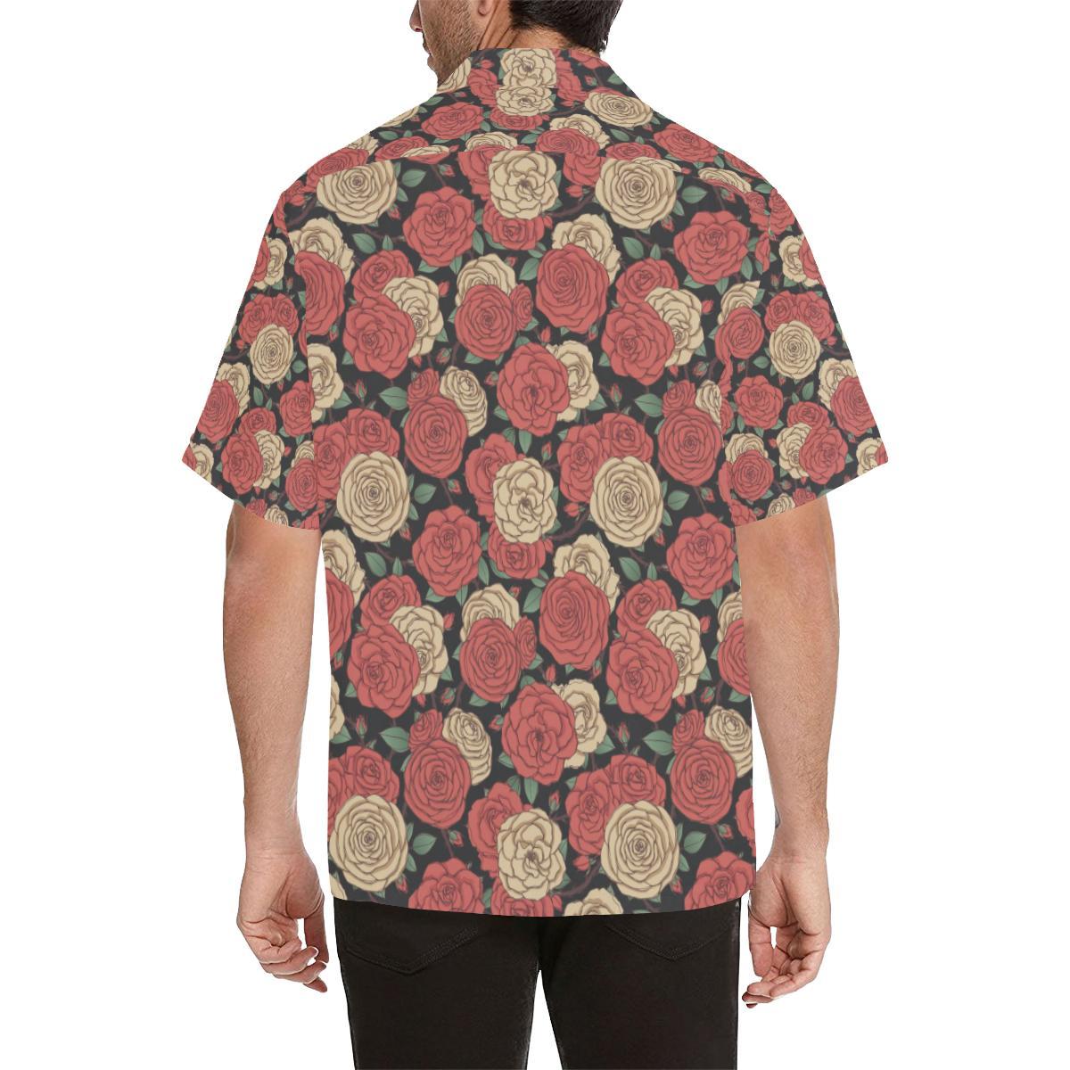 Camellia Pattern Print Design CM01 Men Hawaiian Shirt-JorJune
