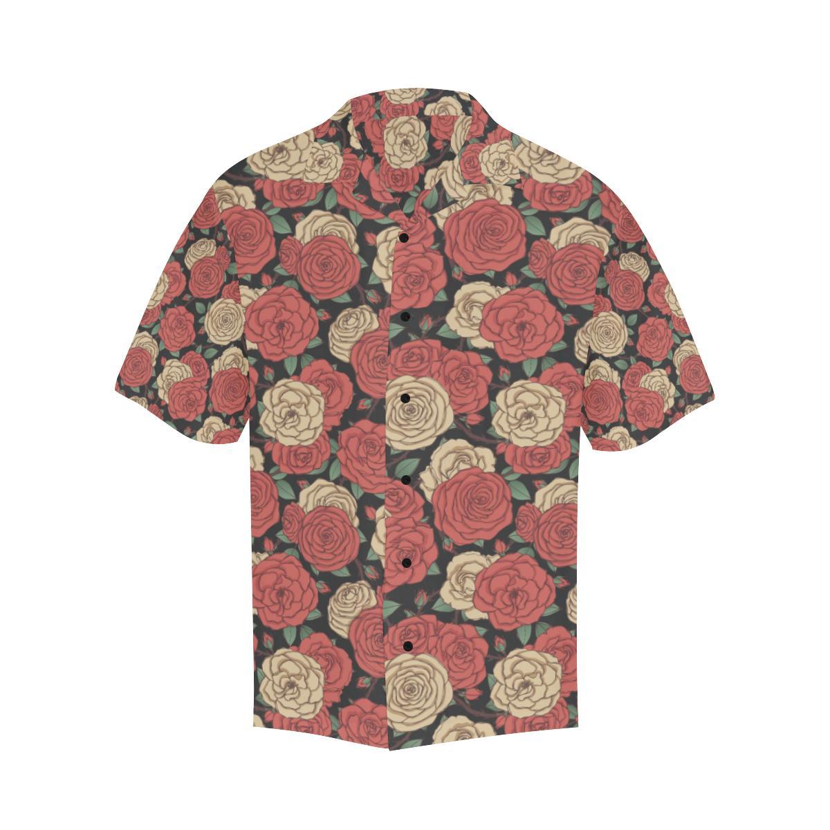 Camellia Pattern Print Design CM01 Men Hawaiian Shirt-JorJune