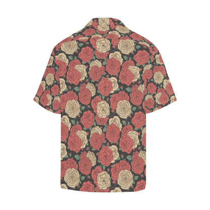 Camellia Pattern Print Design CM01 Men Hawaiian Shirt-JorJune