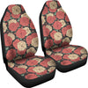 Camellia Pattern Print Design CM01 Universal Fit Car Seat Covers