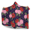 Camellia Pattern Print Design CM02 Hooded Blanket-JORJUNE.COM