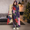 Camellia Pattern Print Design CM02 Hooded Blanket-JORJUNE.COM