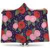 Camellia Pattern Print Design CM02 Hooded Blanket-JORJUNE.COM