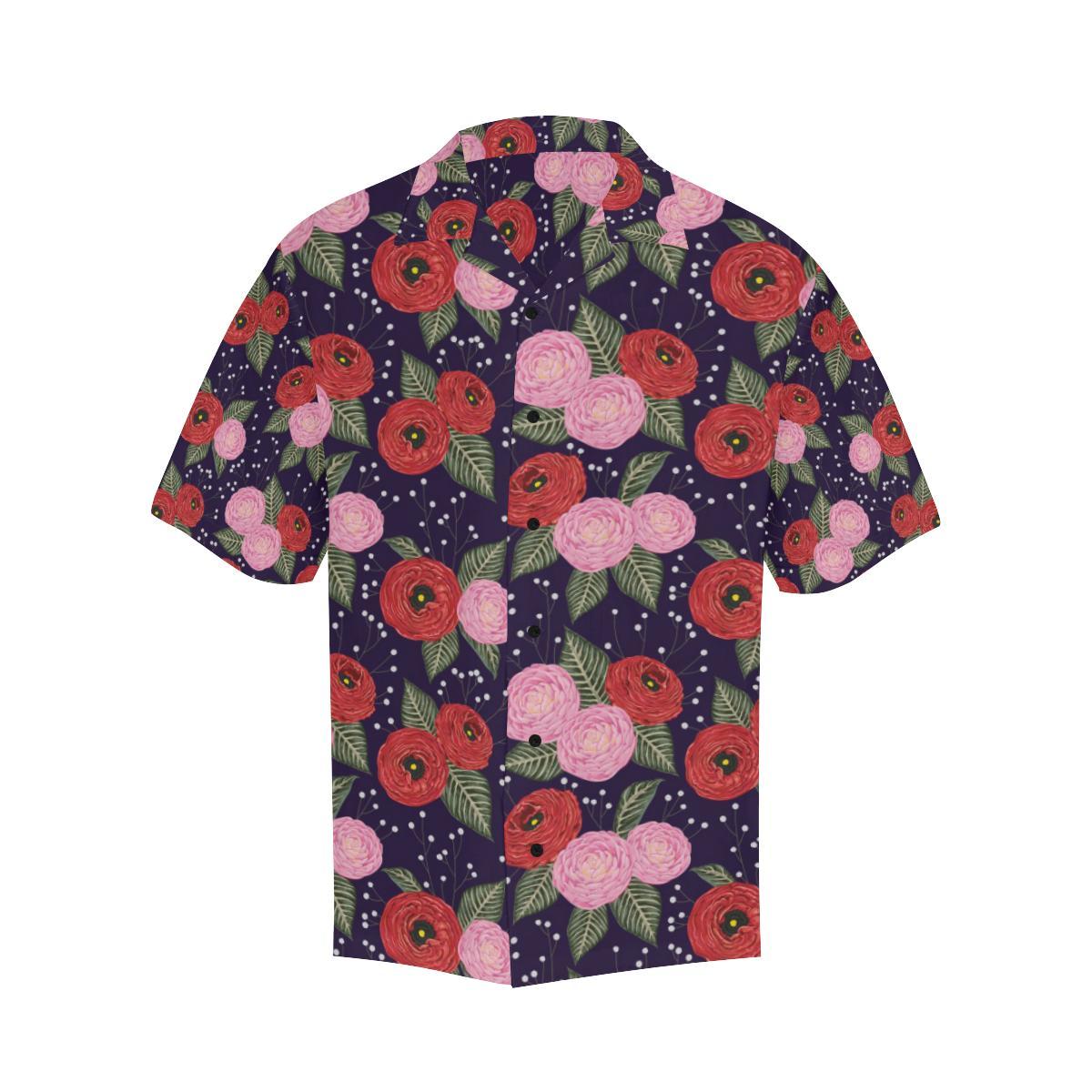 Camellia Pattern Print Design CM02 Men Hawaiian Shirt-JorJune