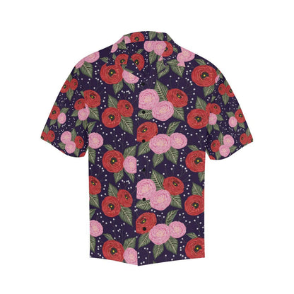 Camellia Pattern Print Design CM02 Men Hawaiian Shirt-JorJune
