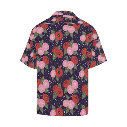 Camellia Pattern Print Design CM02 Men Hawaiian Shirt-JorJune