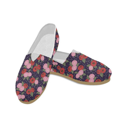 Camellia Pattern Print Design CM02 Women Casual Shoes-JorJune.com