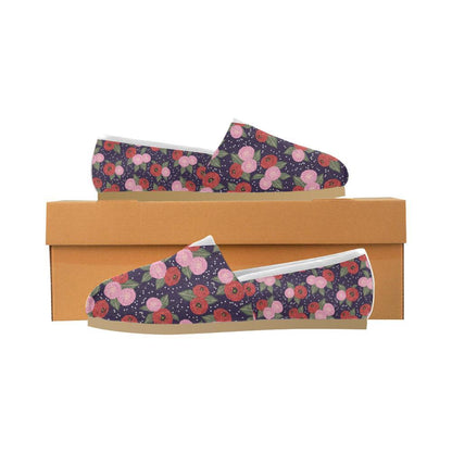 Camellia Pattern Print Design CM02 Women Casual Shoes-JorJune.com