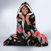 Camellia Pattern Print Design CM03 Hooded Blanket-JORJUNE.COM