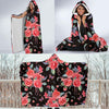 Camellia Pattern Print Design CM03 Hooded Blanket-JORJUNE.COM