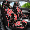 Camellia Pattern Print Design CM03 Universal Fit Car Seat Covers