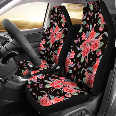 Camellia Pattern Print Design CM03 Universal Fit Car Seat Covers