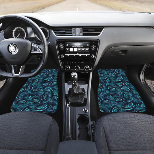 Camellia Pattern Print Design CM04 Car Floor Mats-JorJune