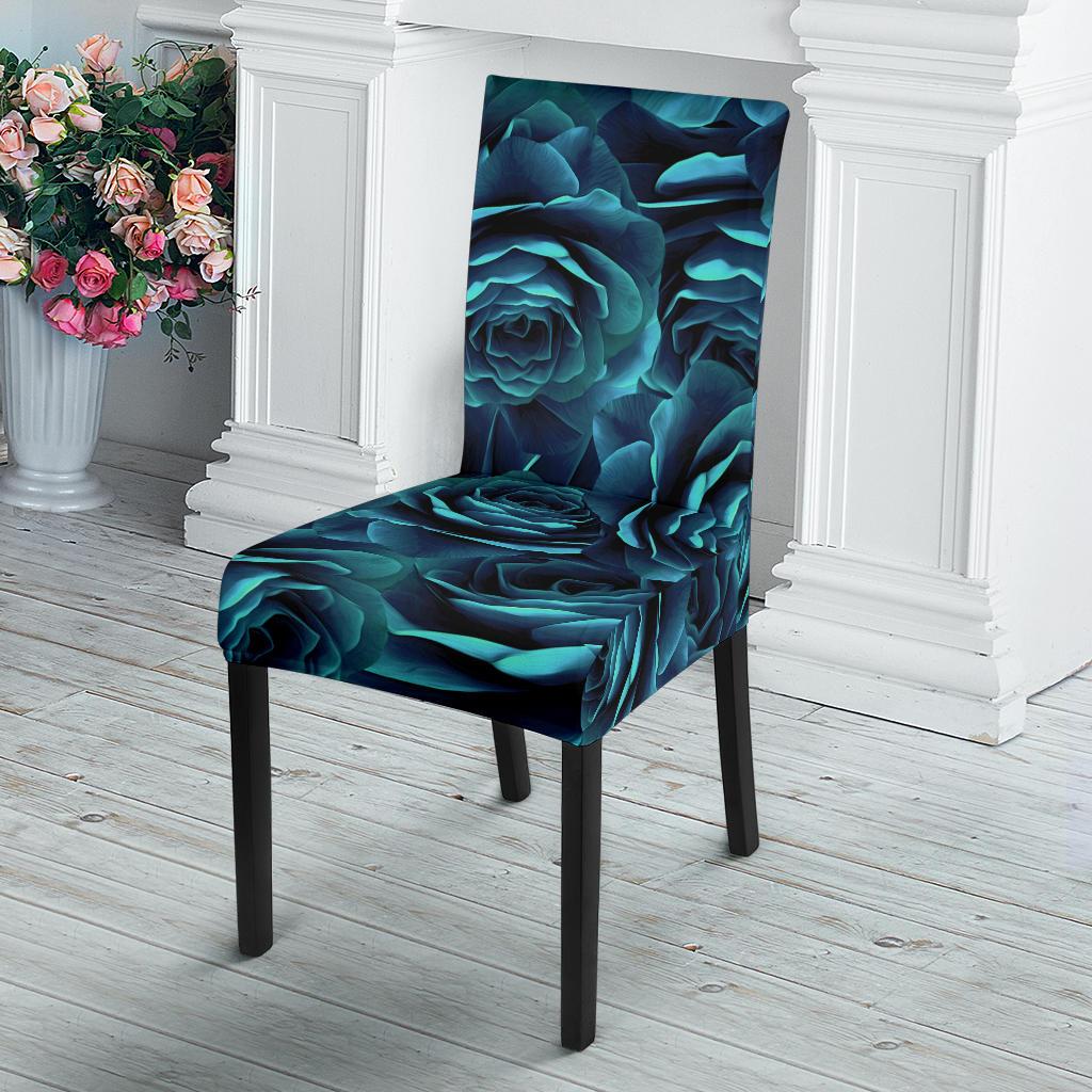 Camellia Pattern Print Design CM04 Dining Chair Slipcover-JORJUNE.COM