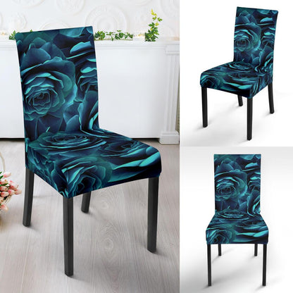 Camellia Pattern Print Design CM04 Dining Chair Slipcover-JORJUNE.COM