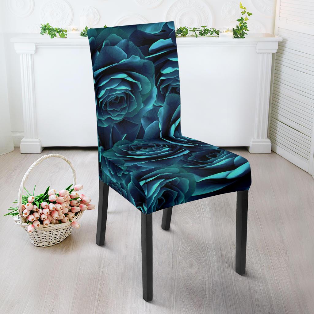 Camellia Pattern Print Design CM04 Dining Chair Slipcover-JORJUNE.COM