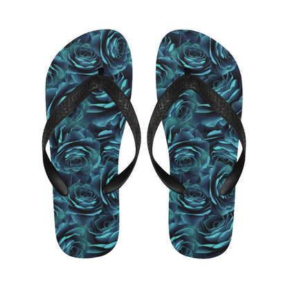 Camellia Pattern Print Design CM04 Flip Flops-JorJune