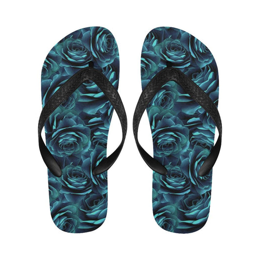 Camellia Pattern Print Design CM04 Flip Flops-JorJune