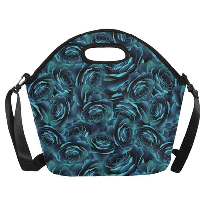 Camellia Pattern Print Design CM04 Neoprene Lunch Bag-JorJune