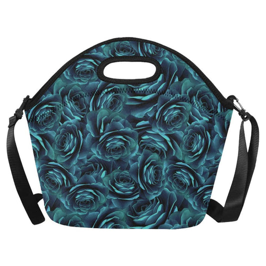 Camellia Pattern Print Design CM04 Neoprene Lunch Bag-JorJune