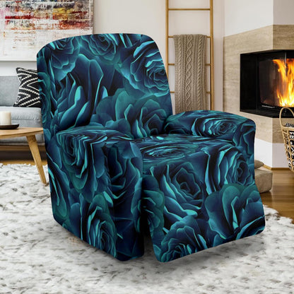 Camellia Pattern Print Design CM04 Recliner Slipcover-JORJUNE.COM
