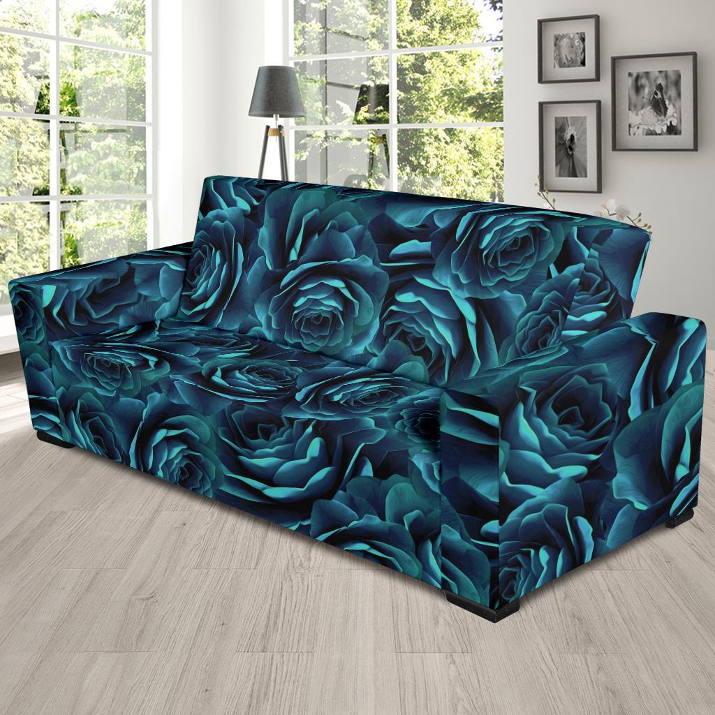 Camellia Pattern Print Design CM04 Sofa Slipcover-JORJUNE.COM