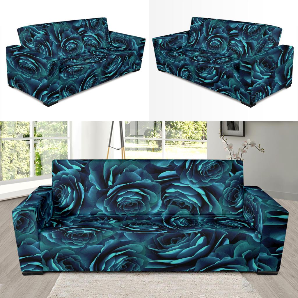 Camellia Pattern Print Design CM04 Sofa Slipcover-JORJUNE.COM