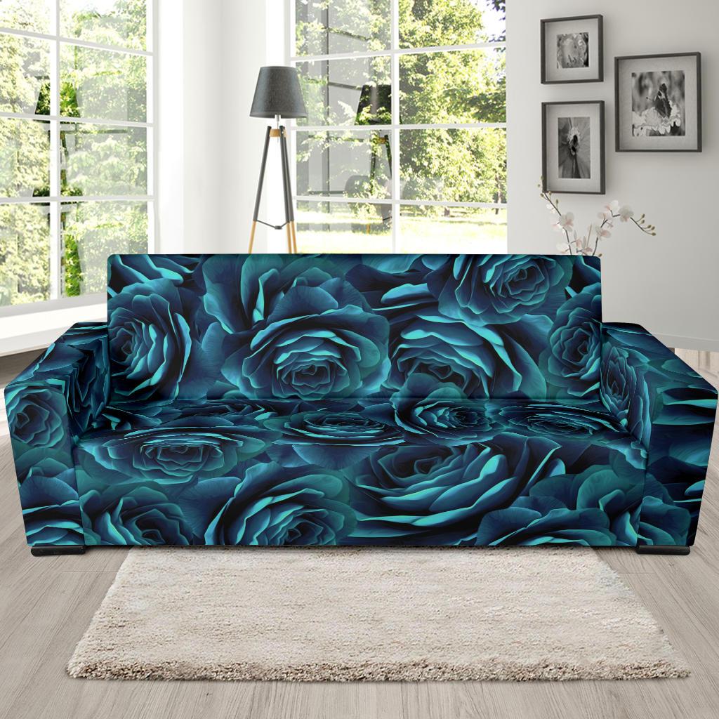 Camellia Pattern Print Design CM04 Sofa Slipcover-JORJUNE.COM