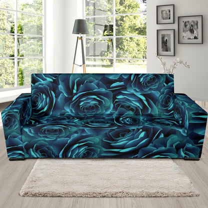 Camellia Pattern Print Design CM04 Sofa Slipcover-JORJUNE.COM