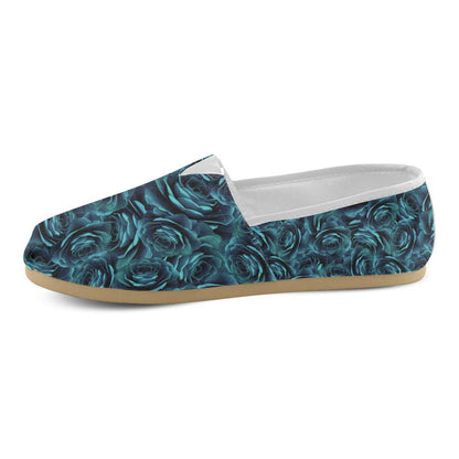 Camellia Pattern Print Design CM04 Women Casual Shoes-JorJune.com