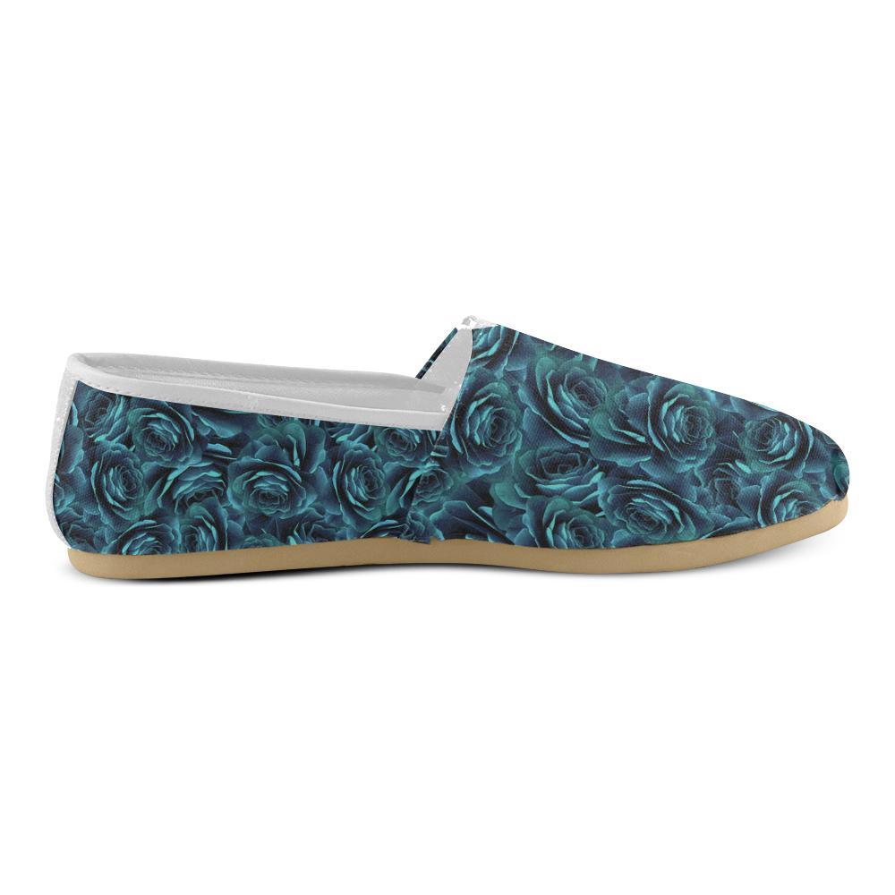 Camellia Pattern Print Design CM04 Women Casual Shoes-JorJune.com