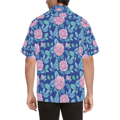 Camellia Pattern Print Design CM05 Men Hawaiian Shirt-JorJune