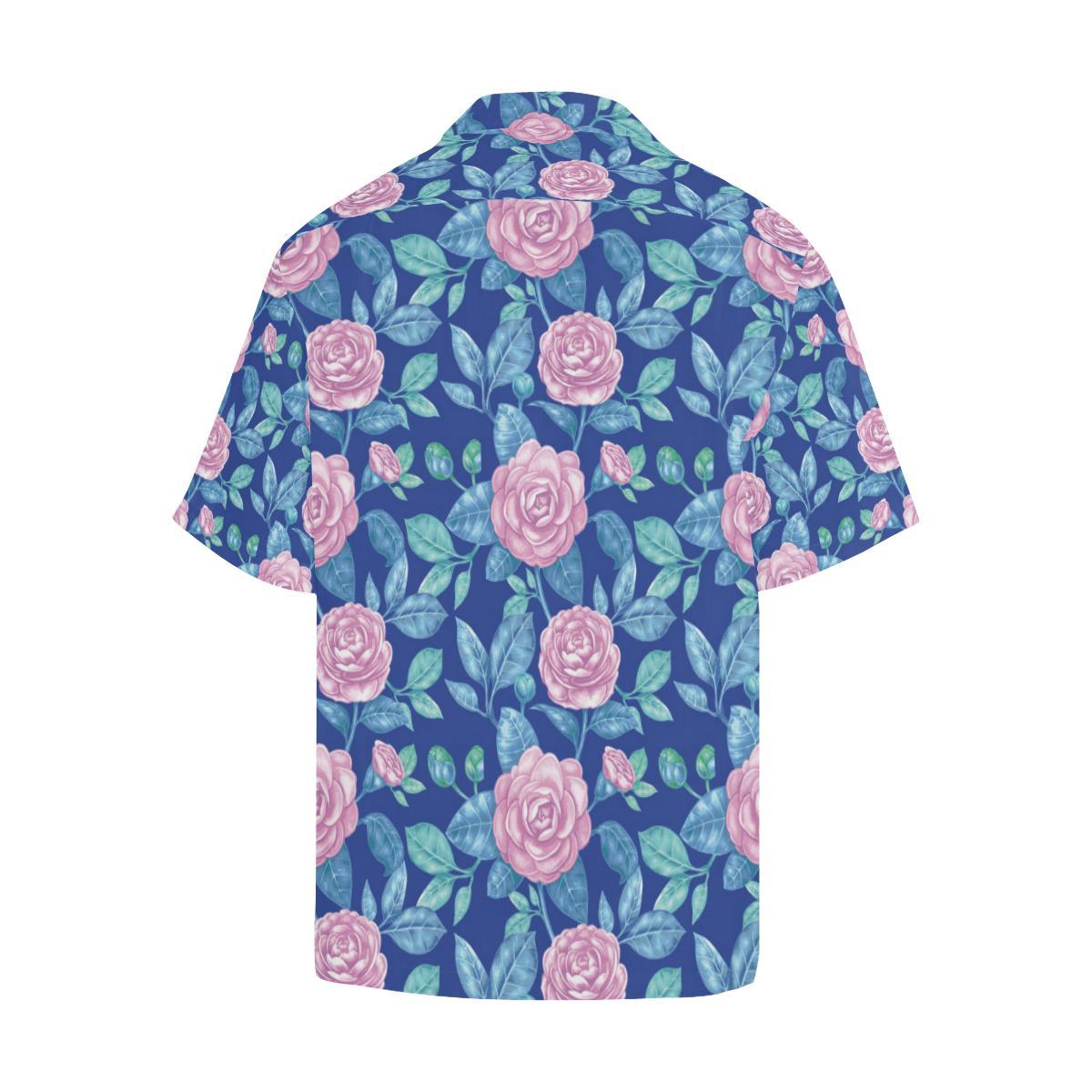 Camellia Pattern Print Design CM05 Men Hawaiian Shirt-JorJune
