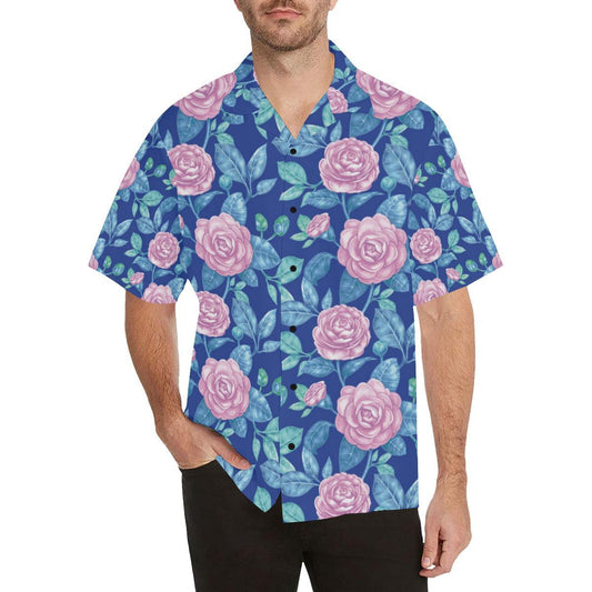 Camellia Pattern Print Design CM05 Men Hawaiian Shirt-JorJune