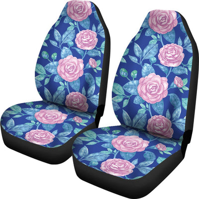 Camellia Pattern Print Design CM05 Universal Fit Car Seat Covers