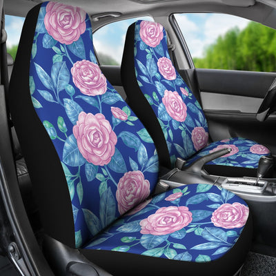 Camellia Pattern Print Design CM05 Universal Fit Car Seat Covers