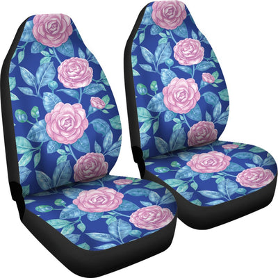 Camellia Pattern Print Design CM05 Universal Fit Car Seat Covers