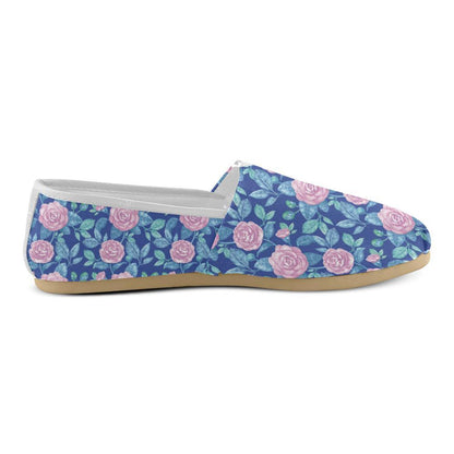 Camellia Pattern Print Design CM05 Women Casual Shoes-JorJune.com