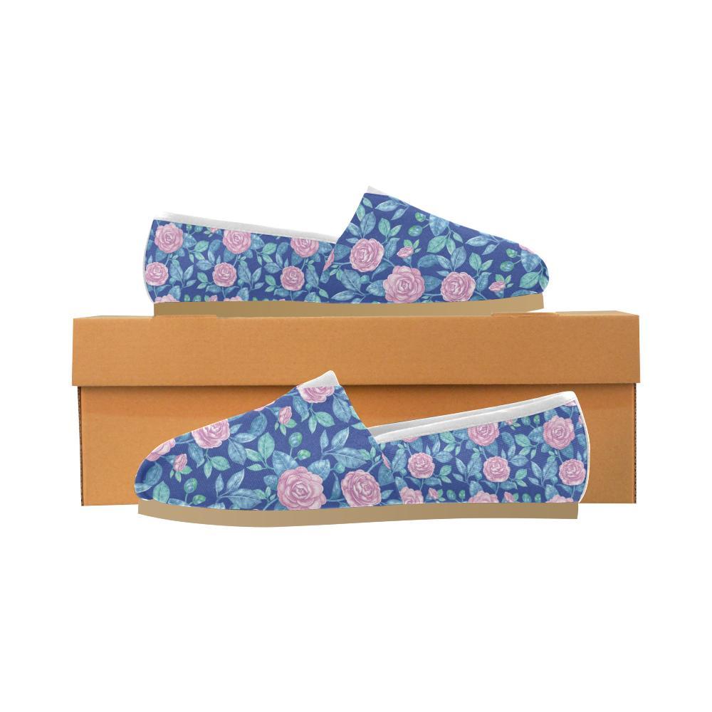 Camellia Pattern Print Design CM05 Women Casual Shoes-JorJune.com