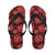 Camellia Pattern Print Design CM06 Flip Flops-JorJune