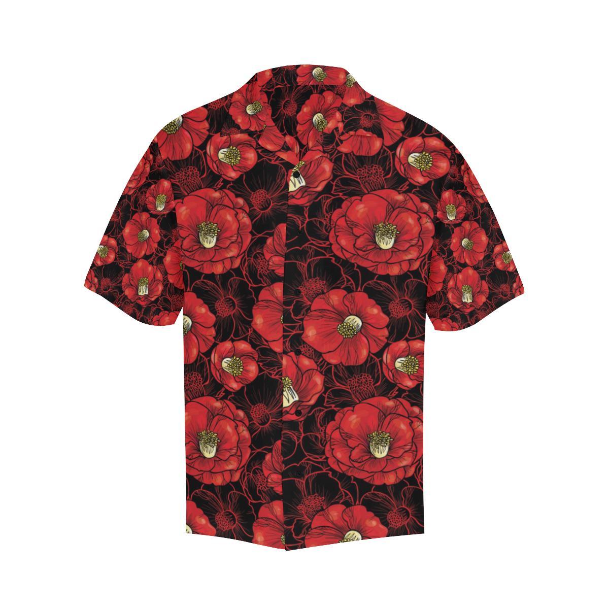 Camellia Pattern Print Design CM06 Men Hawaiian Shirt-JorJune