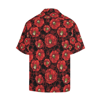 Camellia Pattern Print Design CM06 Men Hawaiian Shirt-JorJune