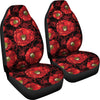 Camellia Pattern Print Design CM06 Universal Fit Car Seat Covers