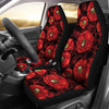 Camellia Pattern Print Design CM06 Universal Fit Car Seat Covers