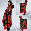 Camellia Pattern Print Design CM07 Hooded Blanket-JORJUNE.COM