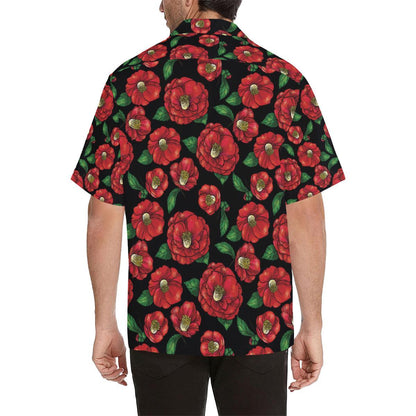 Camellia Pattern Print Design CM07 Men Hawaiian Shirt-JorJune